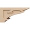 Ekena Millwork 11"W x 22"D x 11"H Wide Mayflower Rough Cedar Woodgrain TimberThane Corbel, Primed Tan CORUR11X22X11MAYRCPR - alternate 2
